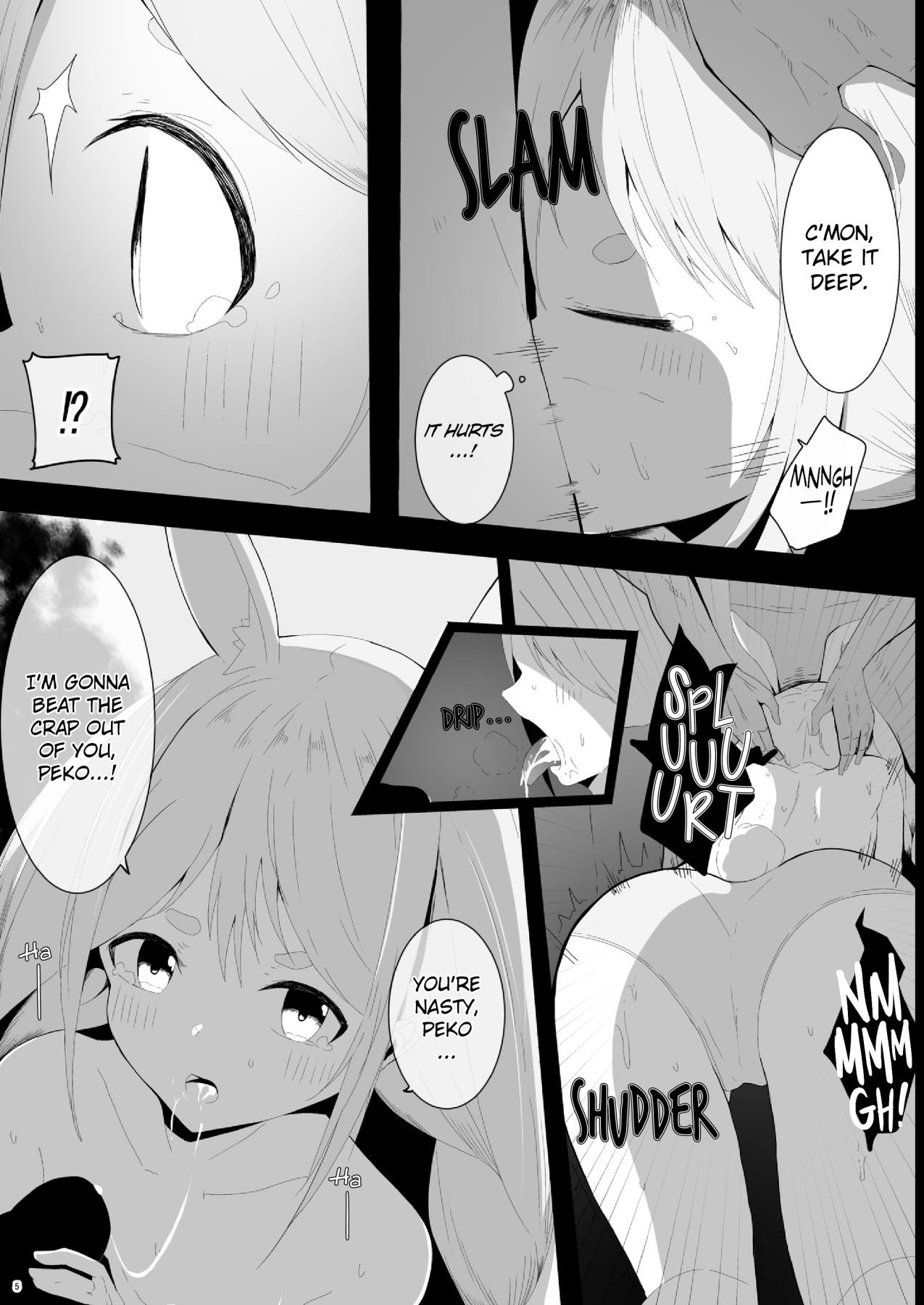 Hentai Manga Comic-A Book Where Pekora Gets Put in Her Place By a Hypnosis App-Read-6